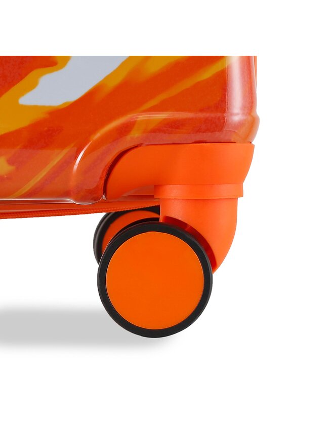 Semi Line Μεγάλη Βαλίτσα Semi Line T5655-3 Πορτοκαλί