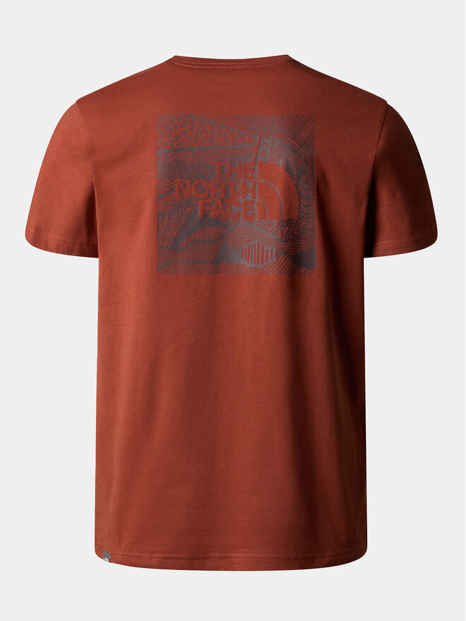 The North Face The North Face Marškinėliai Redbox Celebration NF0A7X1K Ruda Regular Fit