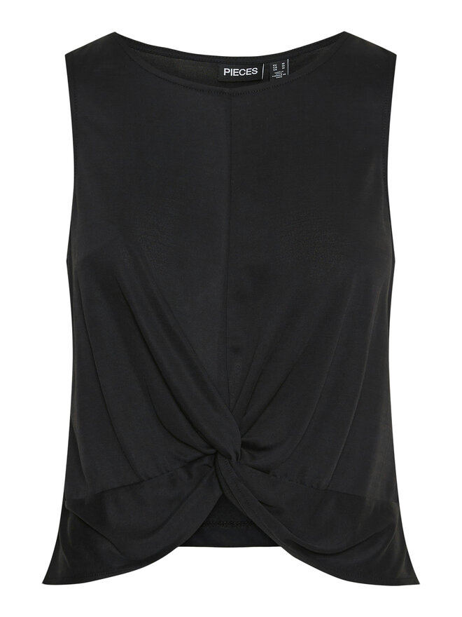 Pieces Pieces Marškinėliai Anora 17149200 Juoda Regular Fit