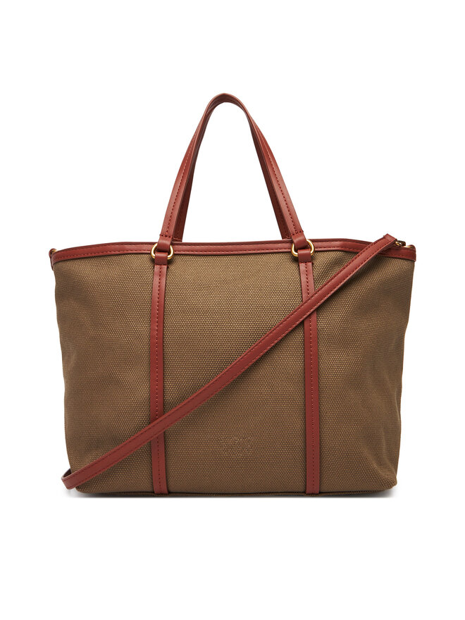 PINKO Soma PINKO Miranda Shopper Classic PE 25 PLTT 104714 A2G2 Haki