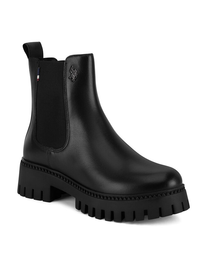 U.S. Polo Assn. Μποτάκια με λάστιχο U.S. Polo Assn. ZUMBA001W/DLE1 Μαύρο