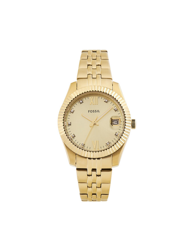 Fossil Zegarek Fossil Scarlette ES5338 Złoty