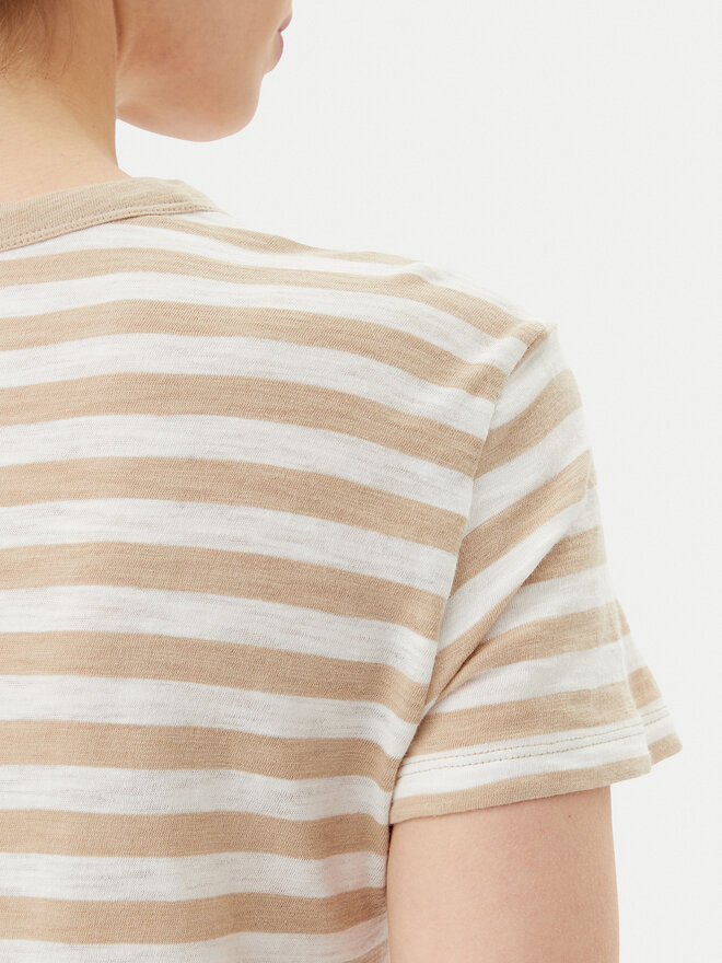 Gap Gap Marškinėliai 723661-01 Smėlio Regular Fit