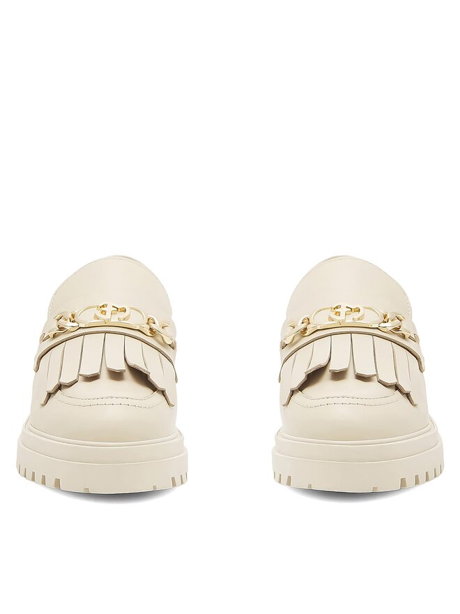 Eva Minge Loafersy Eva Minge ANGE-1018 Beżowy
