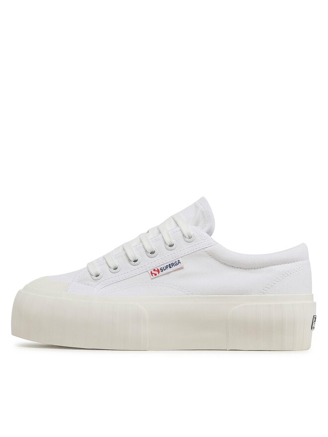 Superga silver platform best sale