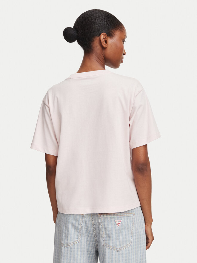 Guess Jeans Guess Jeans T-Shirt W4YI05 K8HM0 Hellrosa Boxy Fit