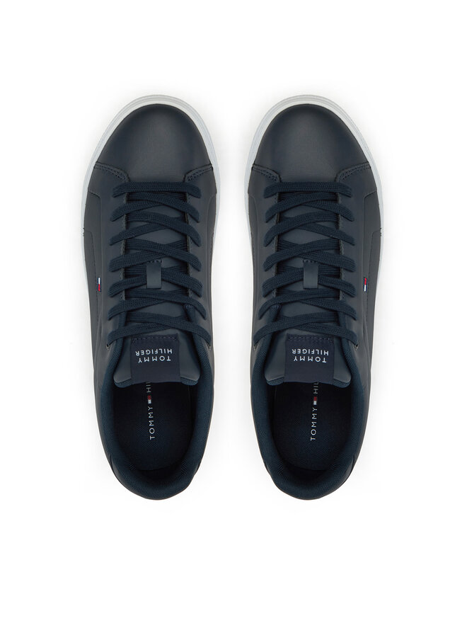 Tommy Hilfiger Αθλητικά Tommy Hilfiger Icon Court Lth Flag Ess FM0FM05317 Σκούρο μπλε
