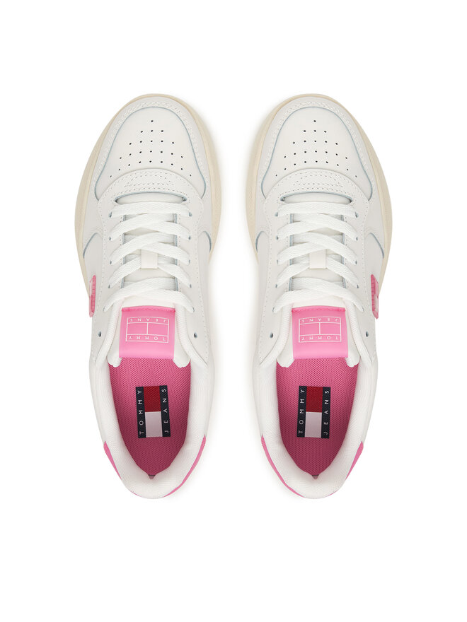 Tommy Jeans Sneakers Tommy Jeans Tjw Basket Flatform EN0EN02981 Weiß