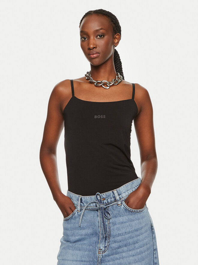 BOSS Boss Топ Bea 50525698 Чорний Slim Fit