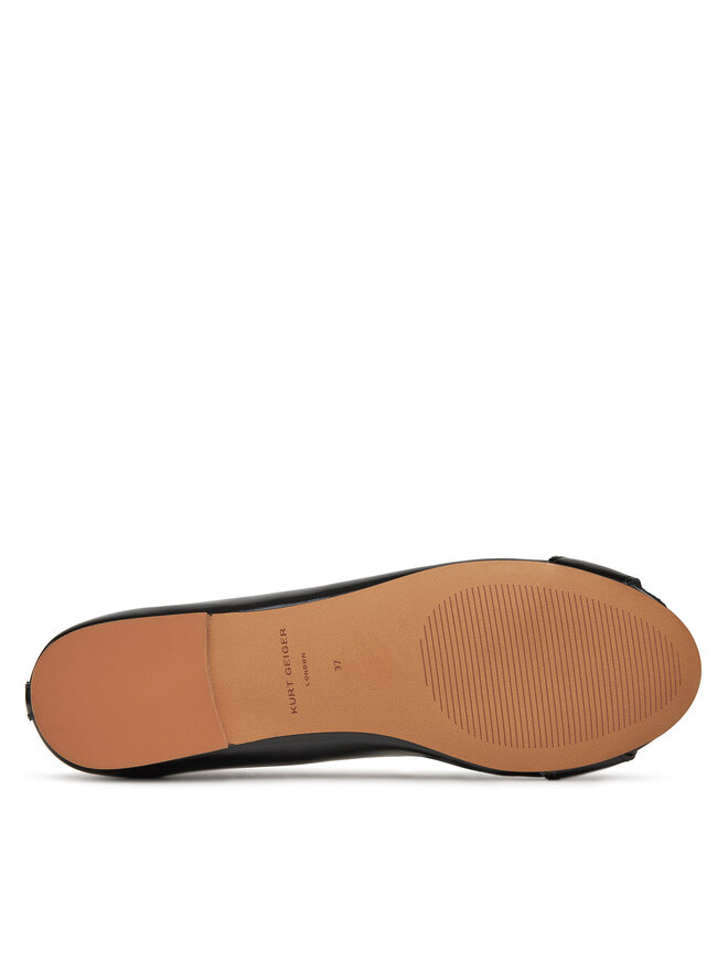 Kurt Geiger Балеринки Kurt Geiger Mayfair Drench Ballerina 1291200109 Черен
