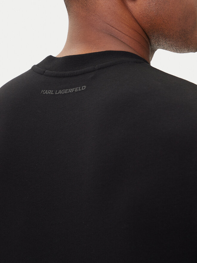 KARL LAGERFELD KARL LAGERFELD Camiseta 755050 554221 Negro Regular Fit