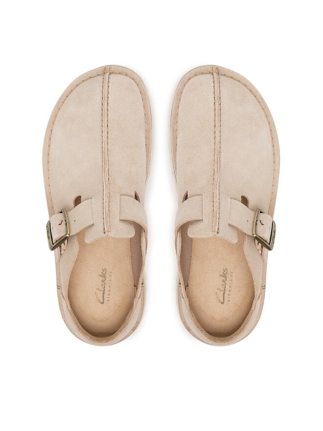 Clarks Шльопанці Clarks Solsbury Mule. 26184170 Бежевий