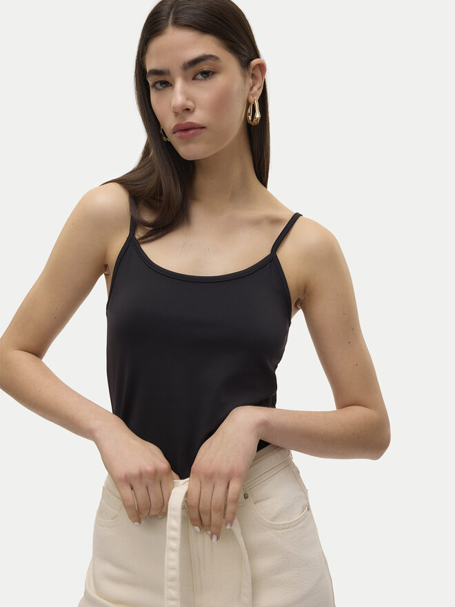 Vero Moda Vero Moda Τοπ Million 10306903 Μαύρο Regular Fit