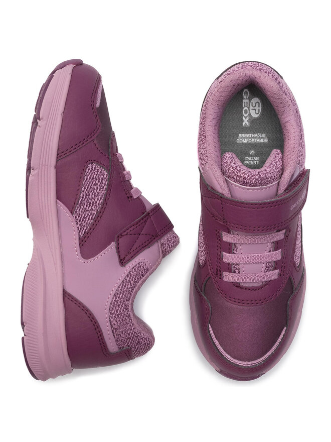 Sneakers Geox J Hoshiko G. C J844SC 0FE14 C8U8Q S Violet chaussures