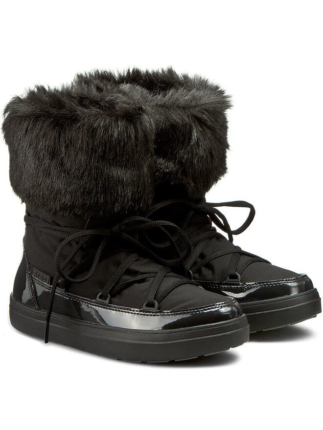 Bottes de neige Crocs Lodgepoint Lace Boot W 203423 Noir chaussures