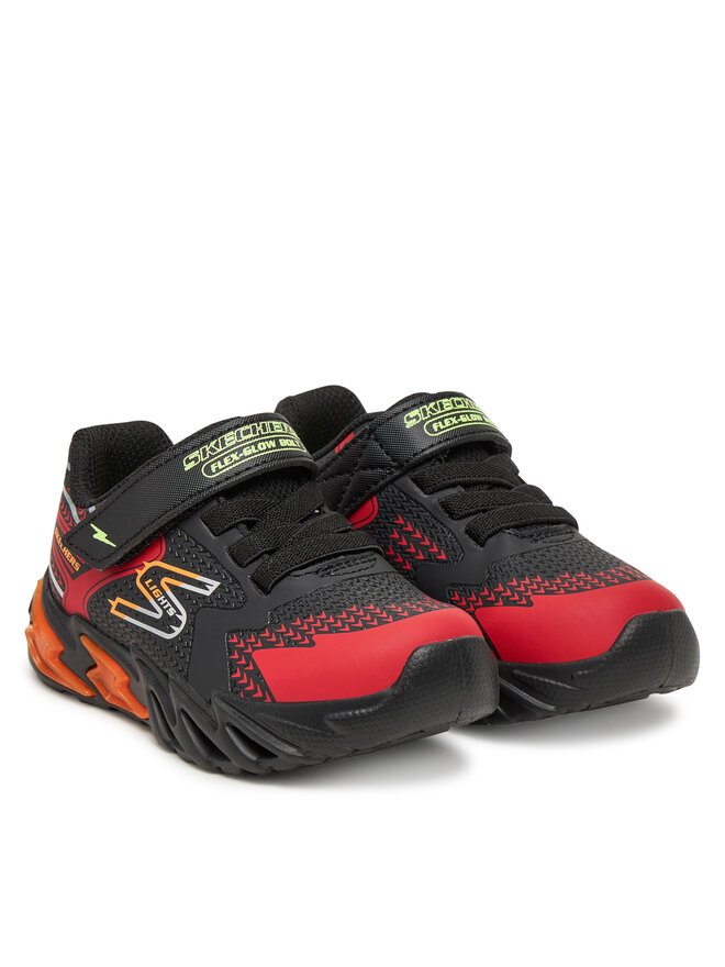 Skechers Sneakersy Skechers Flex-Glow Bolt- 400138N/BKRD Čierna