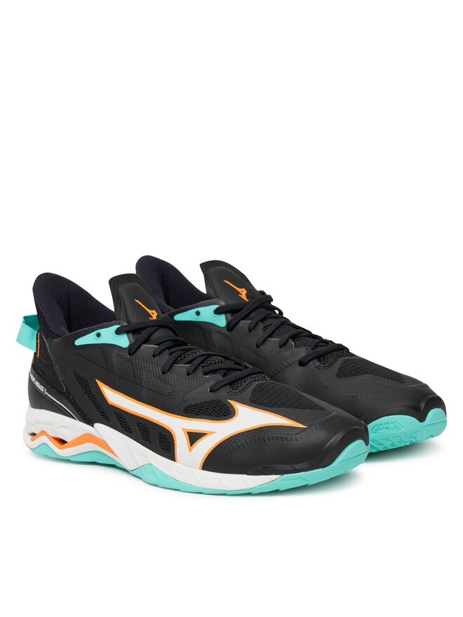 Mizuno Batai uždaroms aikštelėms Mizuno Wave Phantom 4 X1GA2350 Juoda