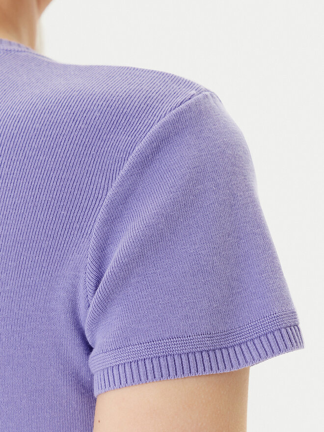 United Colors Of Benetton United Colors Of Benetton Marškinėliai 1091D1M10 Violetinė Regular Fit