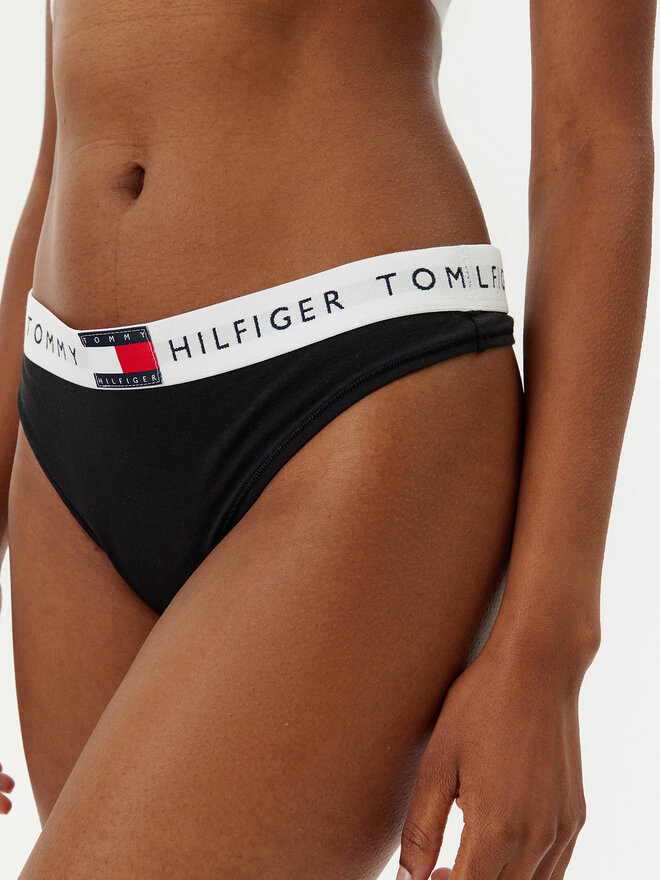 Tommy Hilfiger Tommy Hilfiger Стрінги UW0UW06039 Чорний