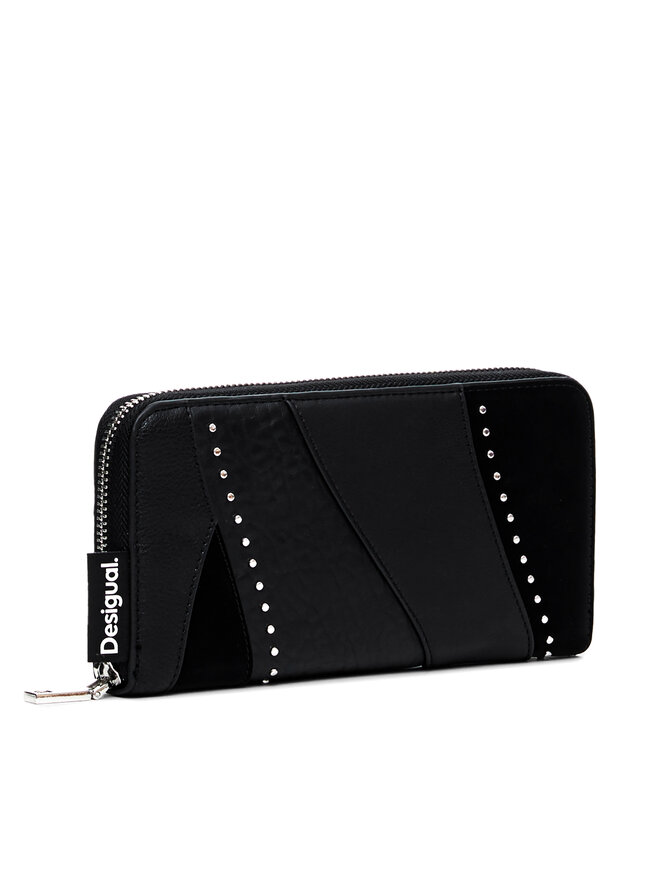 Desigual Великий жіночий гаманець Desigual Kahlo 24WAYP03 Чорний