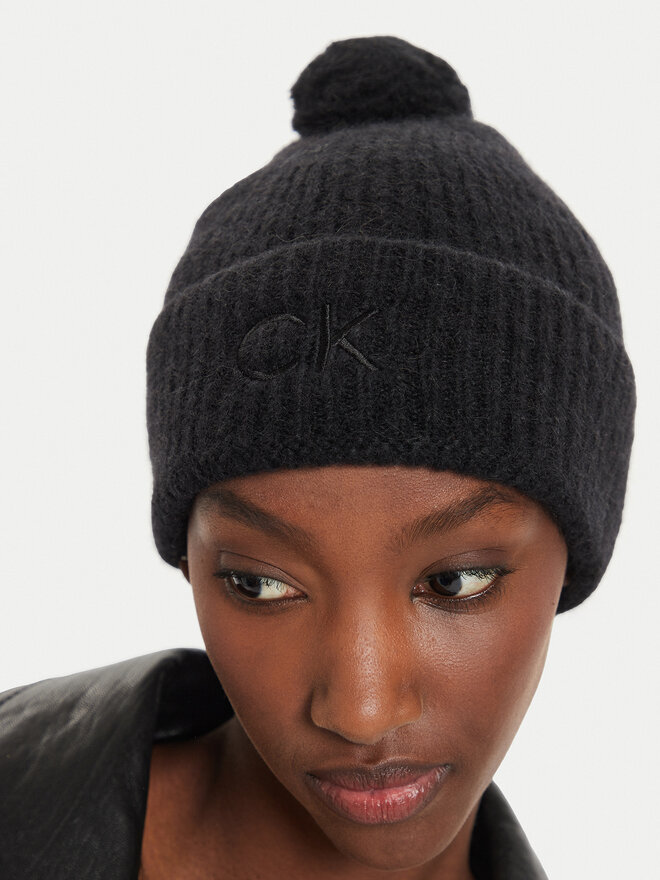 Calvin Klein Σκούφος Calvin Klein Embroidery Airy K60K612586 Μαύρο