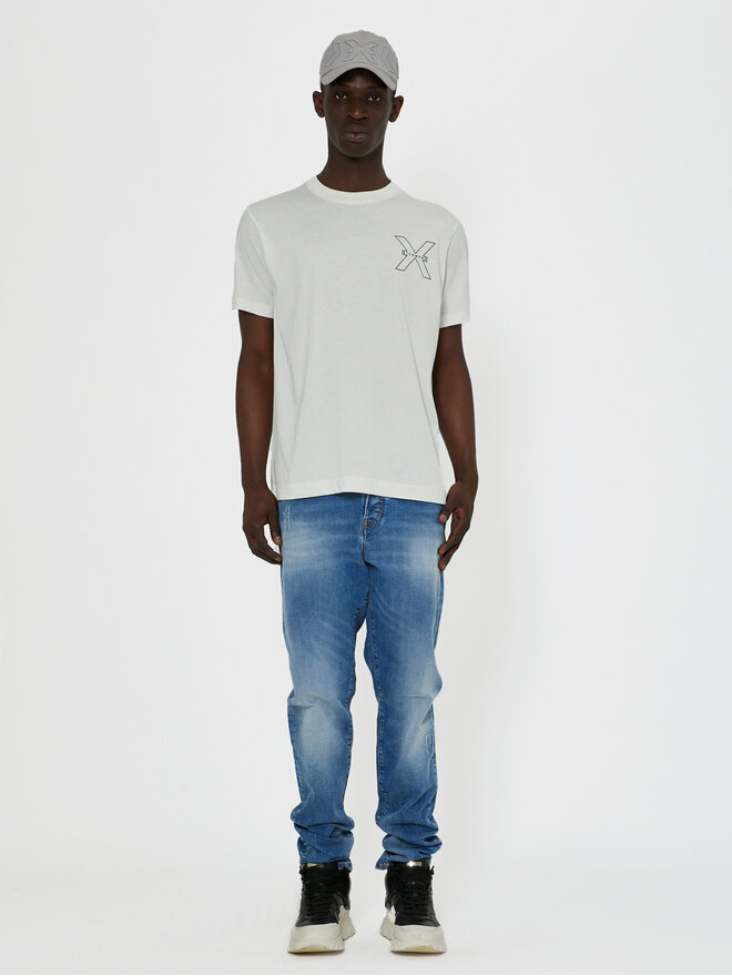 Richmond X Richmond X Camiseta Rached UMP24031TS Blanco Regular Fit
