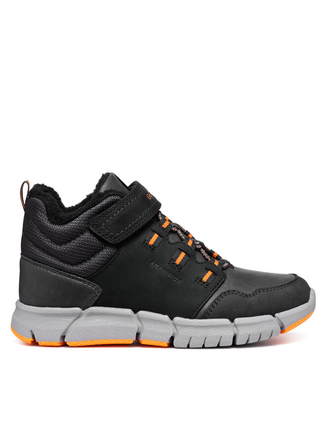 Geox Šnurovacia obuv Geox J Flexyper Boy B Abx J949XA 032ME C4429 S Čierna