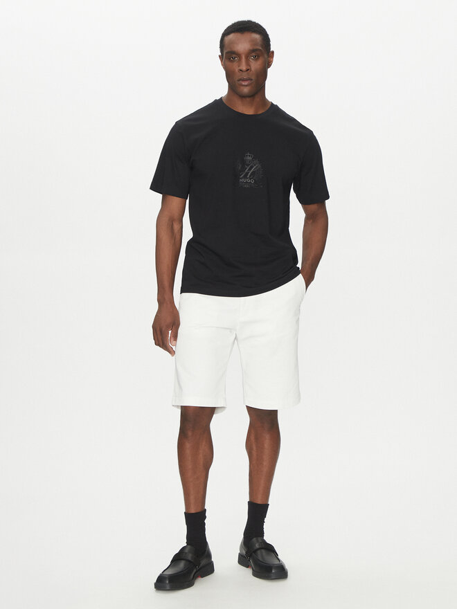 HUGO HUGO T-Shirt 50538246 Μαύρο Regular Fit