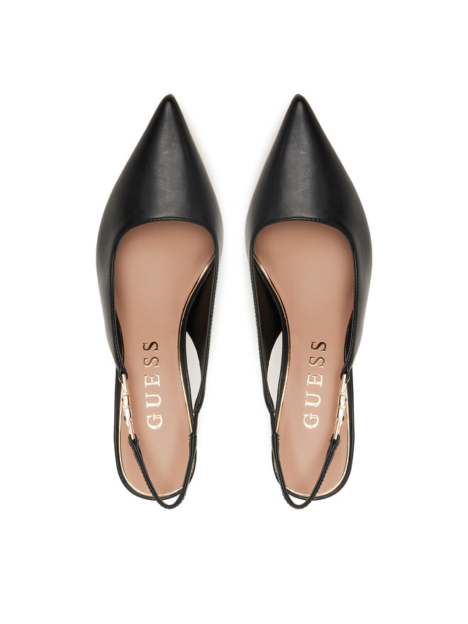 Guess Σανδάλια Guess FLTNS4 LEA05 Μαύρο