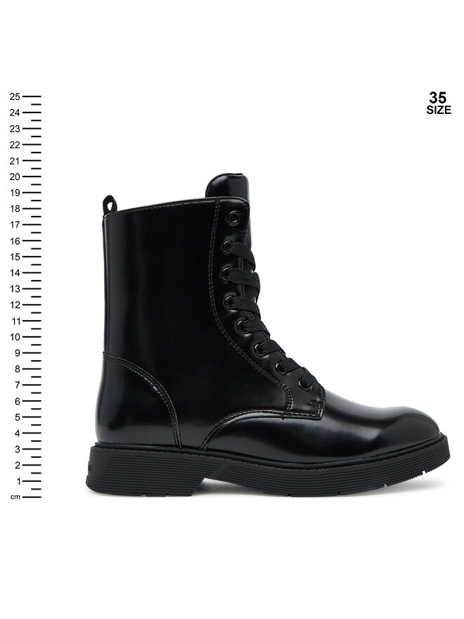 Calvin Klein Schnürstiefeletten Calvin Klein V3X5-83185-1453 D Schwarz