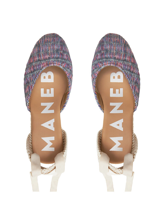 Manebi Espadrilles Manebi Acapulco Low Wedge Espadrilles G 0.6 WL Violets