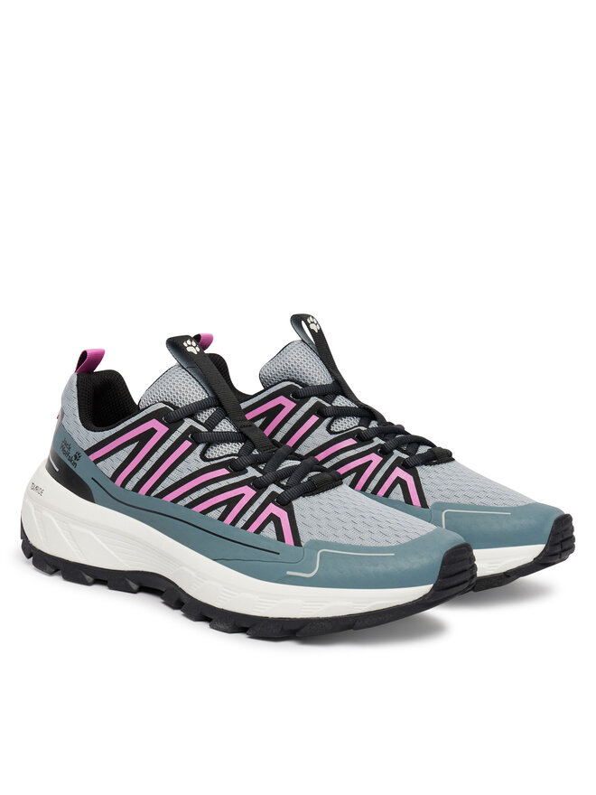 Jack Wolfskin Трекінгові черевики Jack Wolfskin Wild Hike Low A65582 Сірий