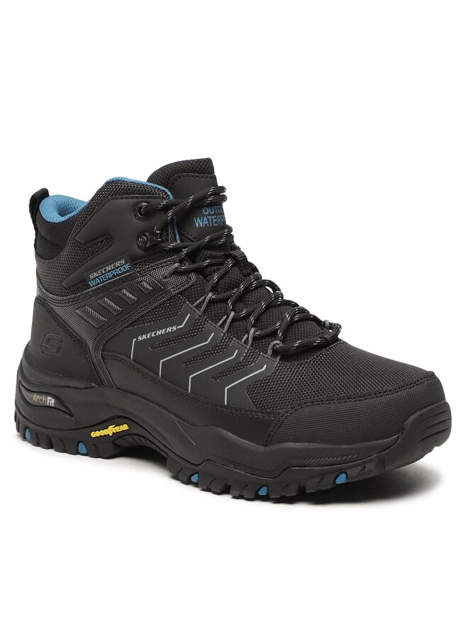 Scarponcini Skechers Arch Fit Dawson Raveno 204634 BLK Nero escarpe