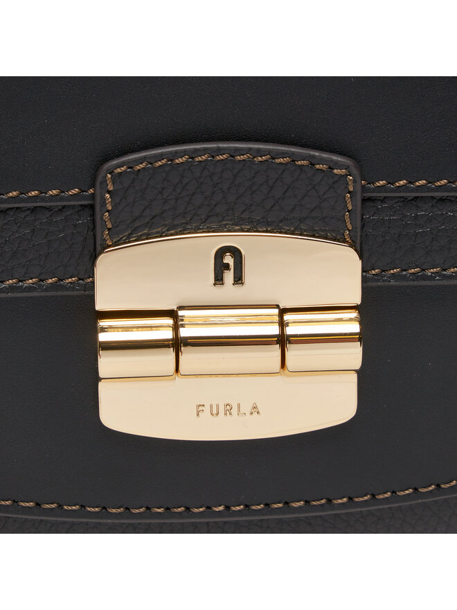 Furla Handtasche Furla Club 2 S Crossbody 26 WB00920-BX0053-O6000-1007 Schwarz