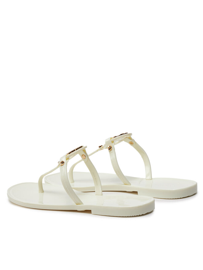 Tory Burch Japonki Tory Burch Mini Miller Flat Thong 51148678 Biały