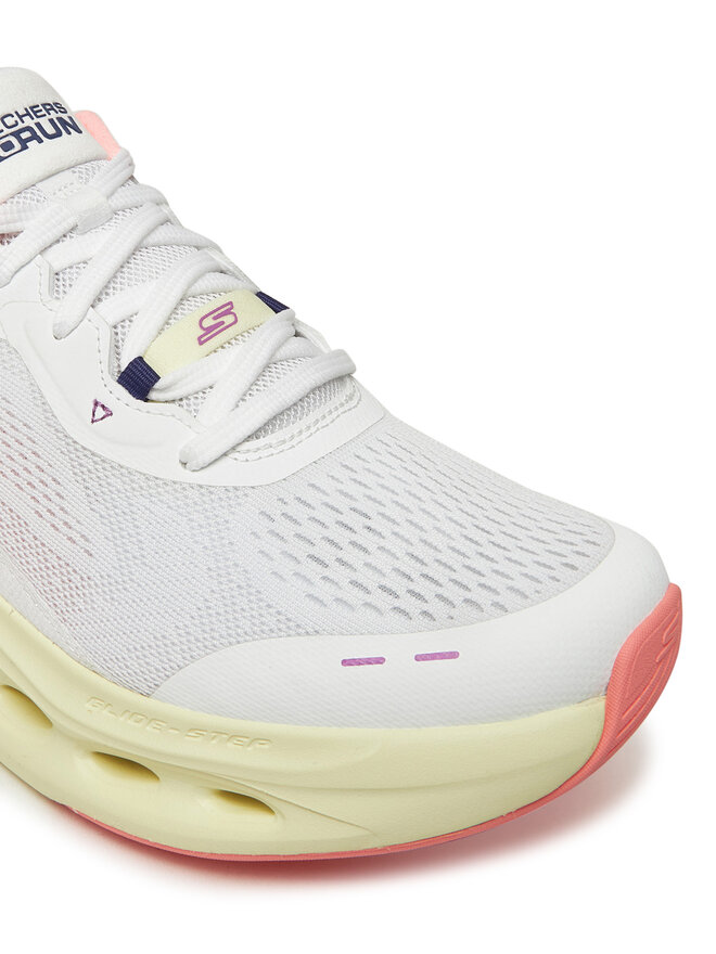 Skechers Sneakersy Skechers Max Cushioning Glide-Step-Caledonia 129400/WPK Biały