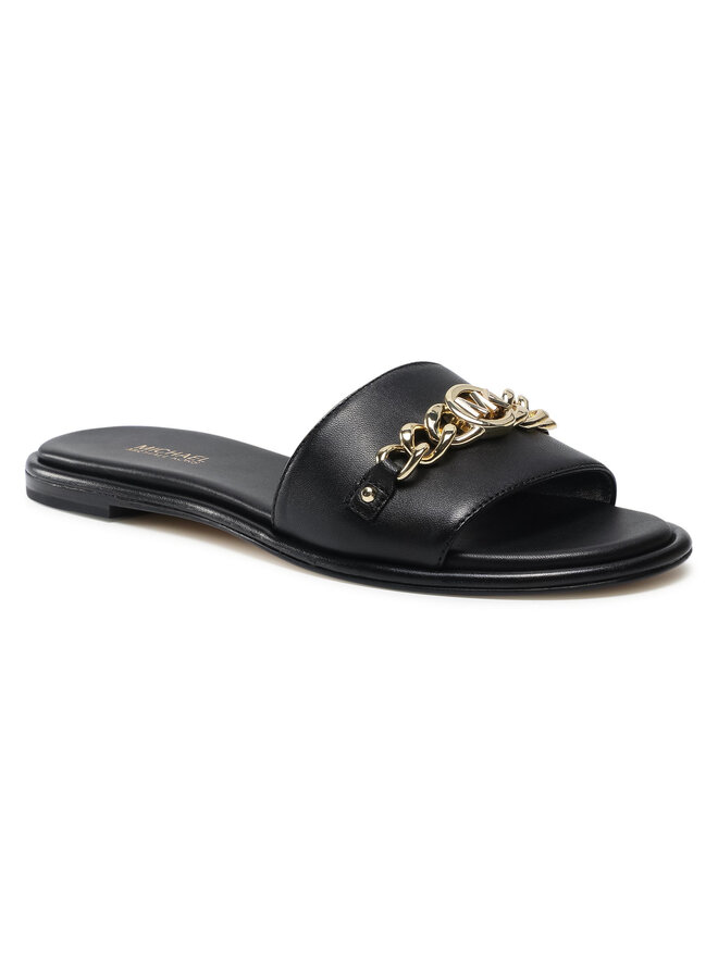Iešļūcenes MICHAEL Michael Kors Rina Slide 40S1RIFA1L Melns | eapavi.lv