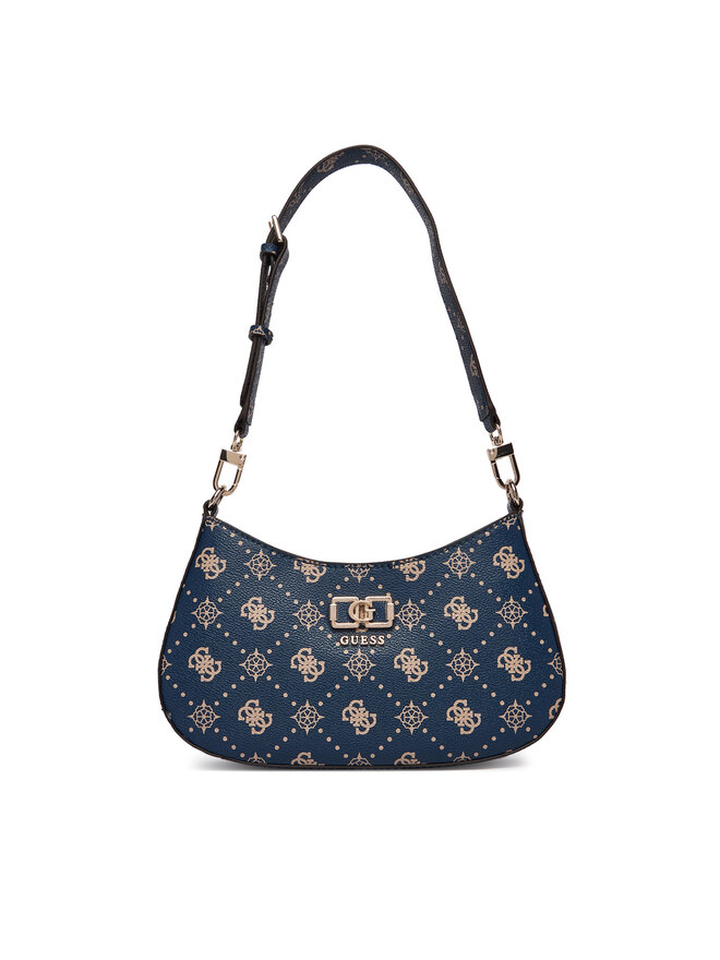 Guess Handtasche Guess Emelie Logo HWGP99 28180 Dunkelblau