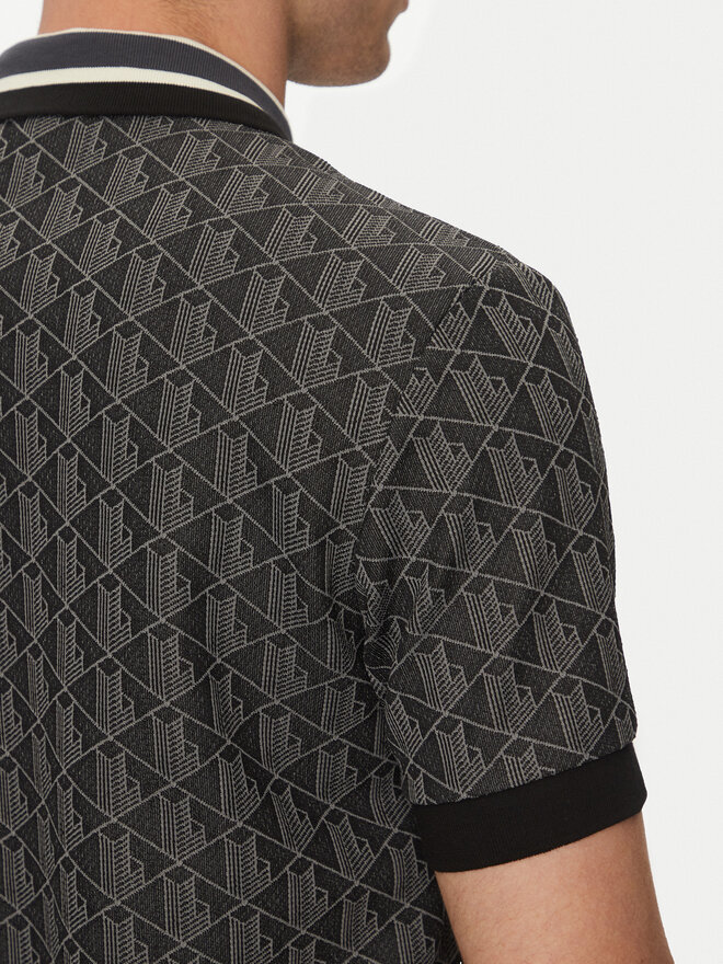 Lacoste Lacoste Polo DH1417 Μαύρο Regular Fit