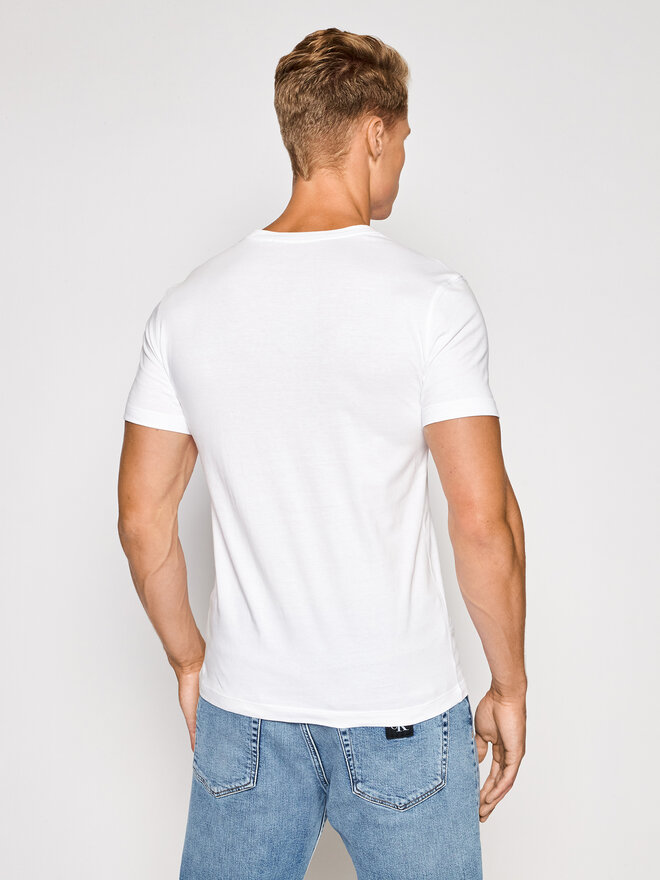 Calvin Klein Jeans Calvin Klein Jeans T-shirt Tee Shirt Essential J30J314544 Bianco Slim Fit