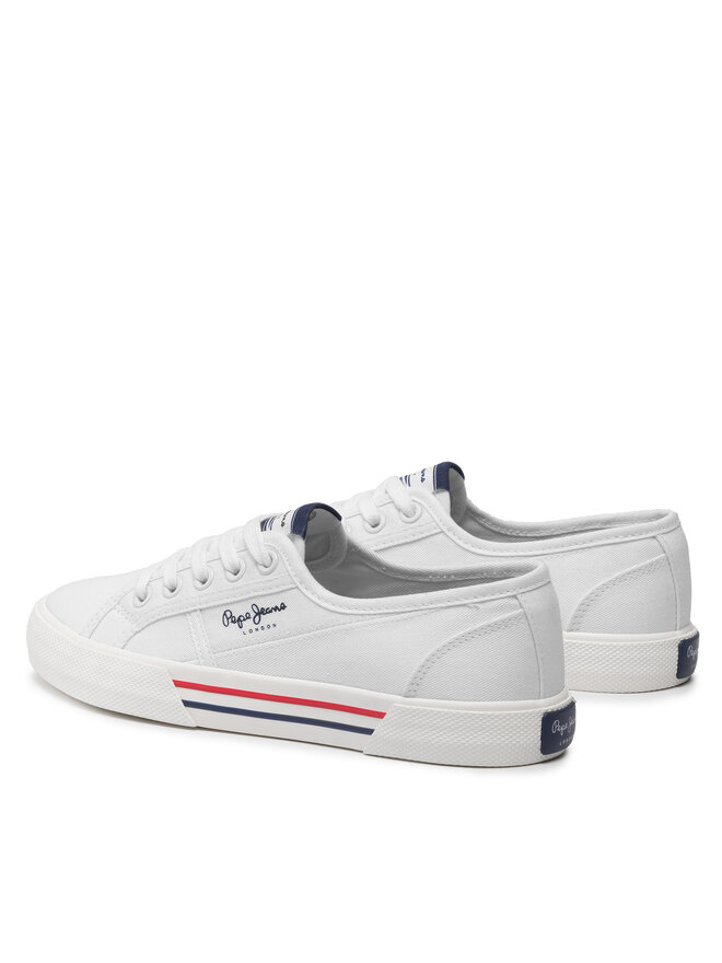 Pepe Jeans Tenisky Pepe Jeans Brady W Basic PLS31287 Biela