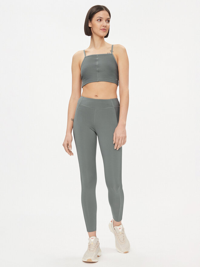 Reebok Reebok Marškinėliai Yoga Performance IM4044 Pilka Fitted Fit