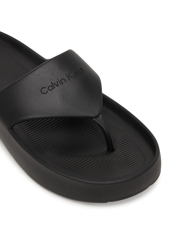 Calvin Klein Zehentrenner Calvin Klein One Piece Eva Flip Flop Thong HW0HW02957 Schwarz