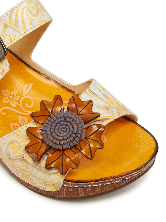 Laura Vita Chanclas Laura Vita Dino 31 Amarillo