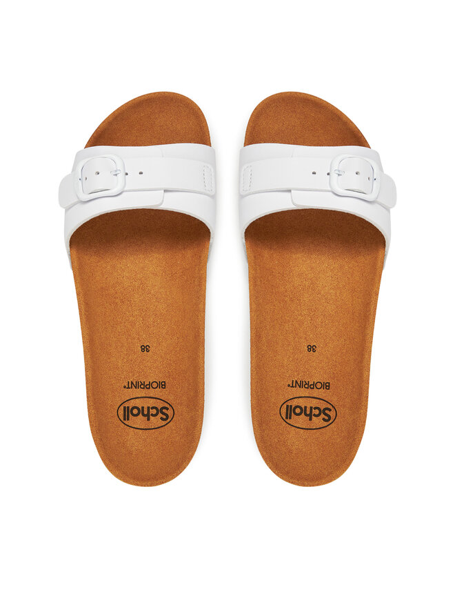 Scholl Iešļūcenes Scholl Ginni Wide MF31999 Balts