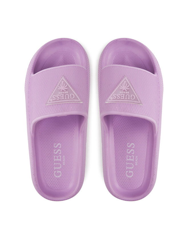 Guess Klapki Guess E4GZ27 WG5X0 Fioletowy