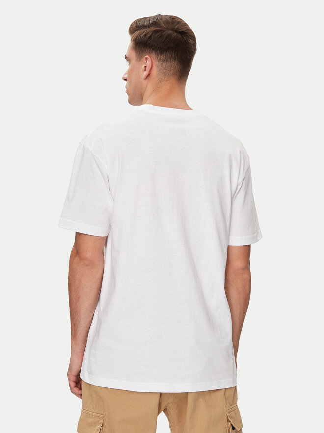 DC Shoes DC Shoes T-Shirt Star Hss ADYZT05373 Weiß Relaxed Fit