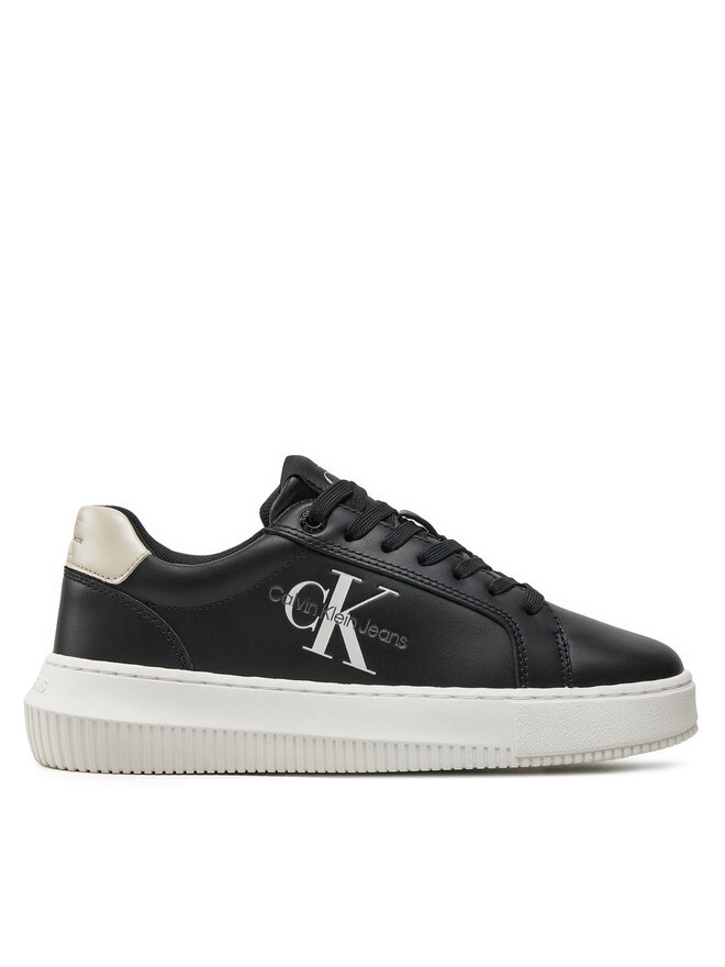 Calvin Klein Jeans Αθλητικά Calvin Klein Jeans Chunky Cupsole Laceup Lth Ml Mtl YW0YW01476 Μαύρο