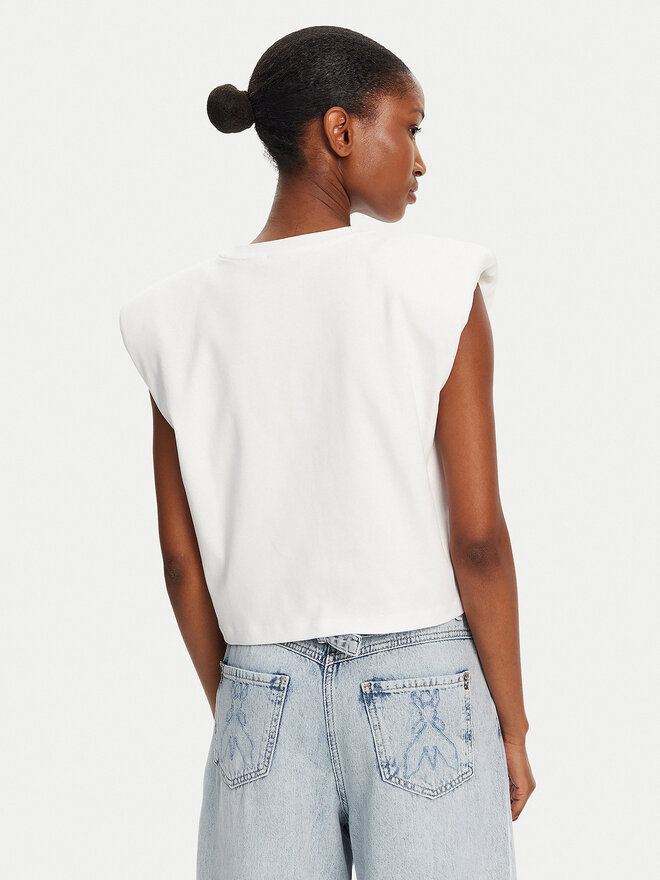 Patrizia Pepe Patrizia Pepe Camiseta 2M4443/J289-W103 Blanco Regular Fit
