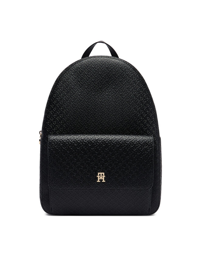 Tommy Hilfiger Rucksack Tommy Hilfiger Th Icon Backpack Mono AW0AW19284 Schwarz